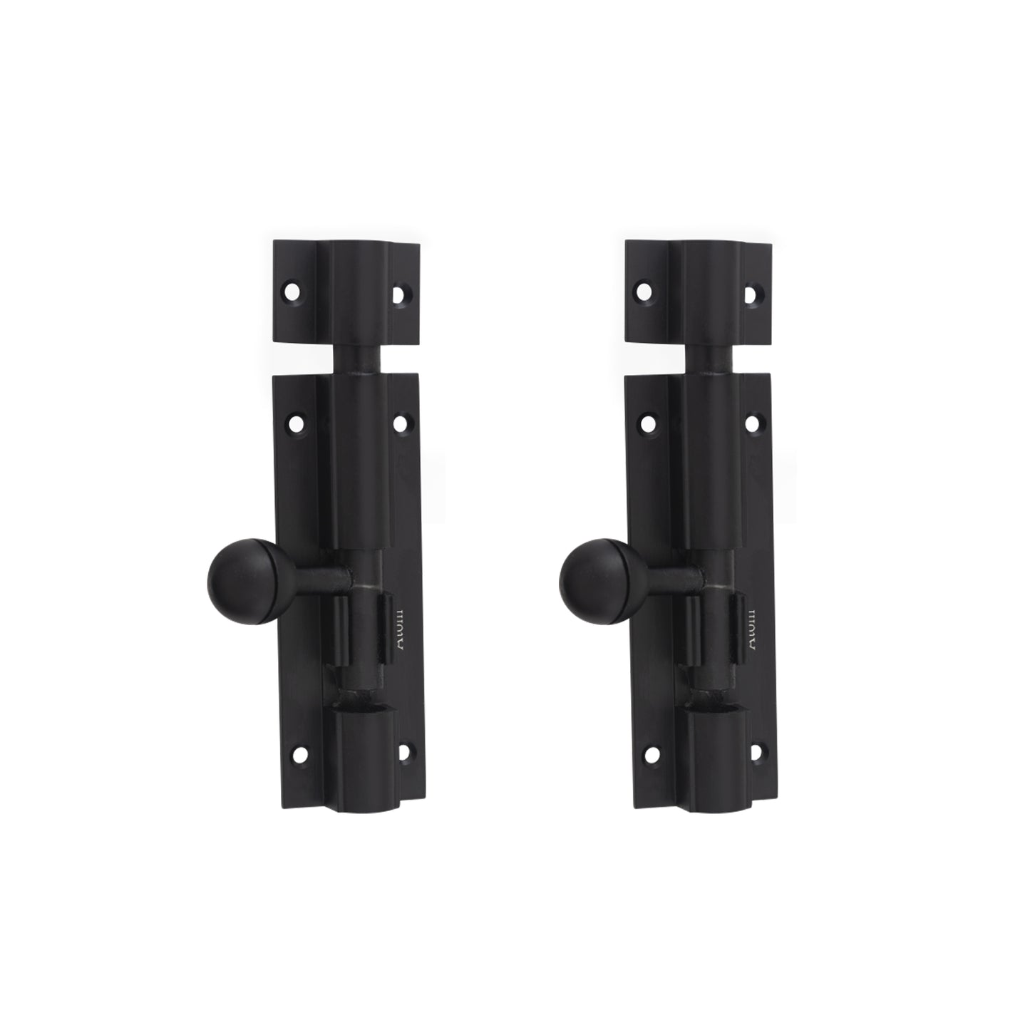 Aluminium Tower Bolt, Black Matt Finish (TB001)