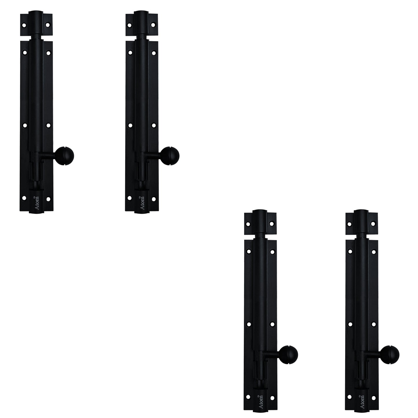 Aluminium Tower Bolt, Black Matt Finish (TB001)