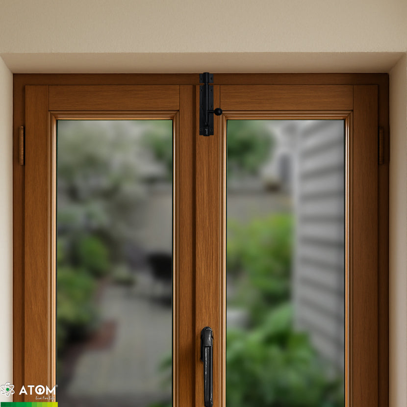 Aluminium Tower Bolt, Black Matt Finish (TB001)