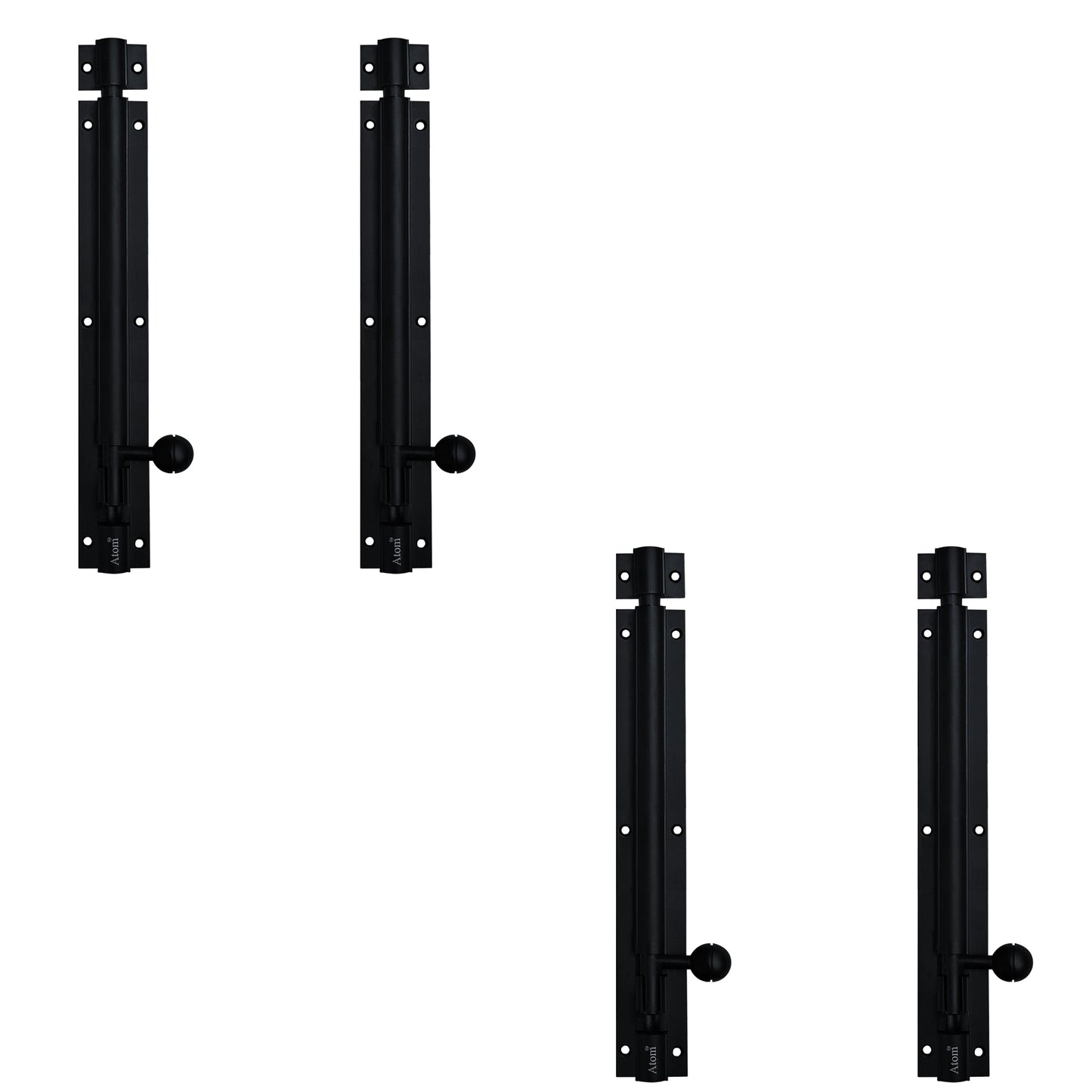 Aluminium Tower Bolt, Black Matt Finish (TB001)