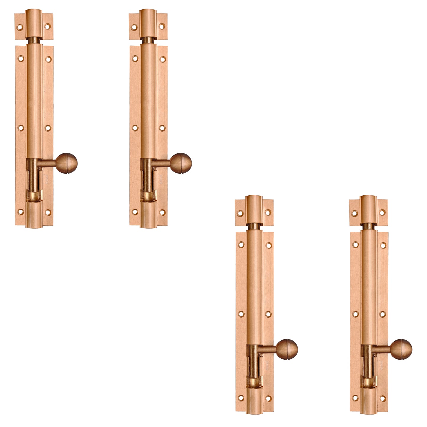 Aluminium Tower Bolt, Rose Gold Matt Finish (TB001)