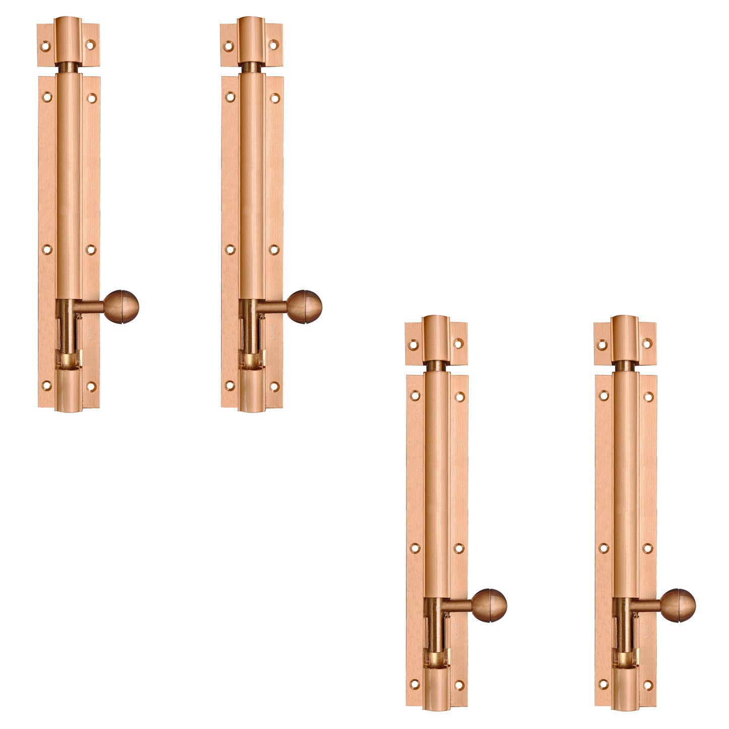 Aluminium Tower Bolt, Rose Gold Matt Finish (TB001)