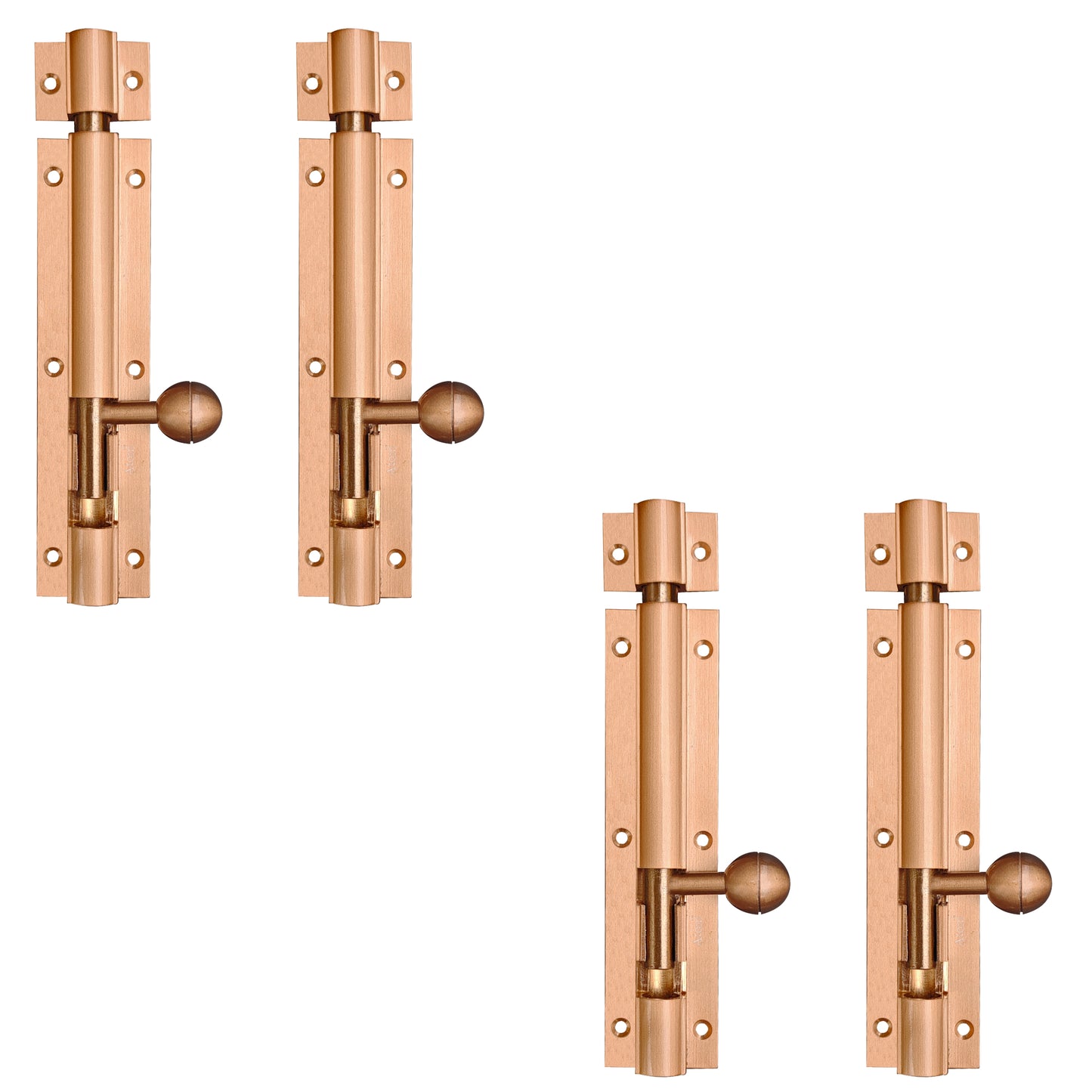 Aluminium Tower Bolt, Rose Gold Matt Finish (TB001)