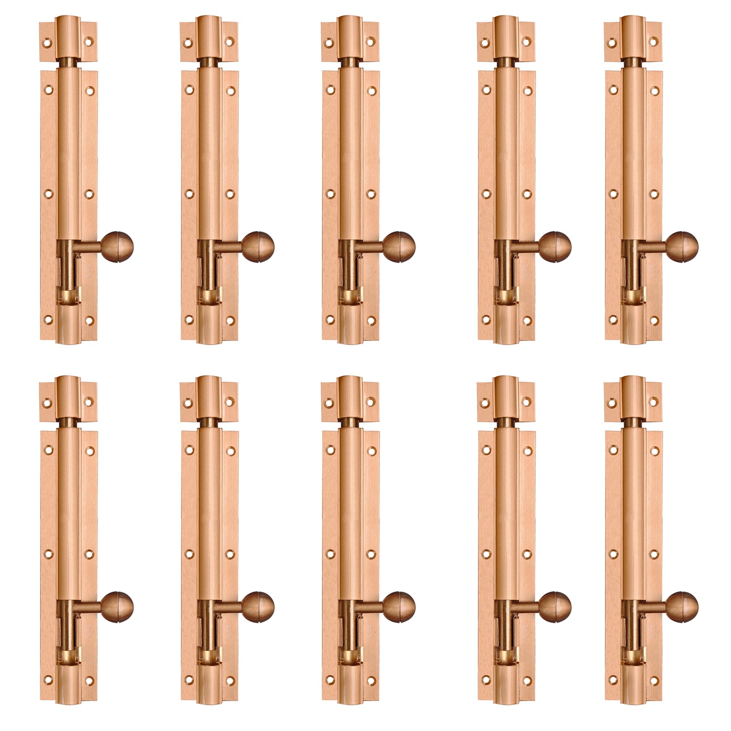 Aluminium Tower Bolt, Rose Gold Matt Finish (TB001)