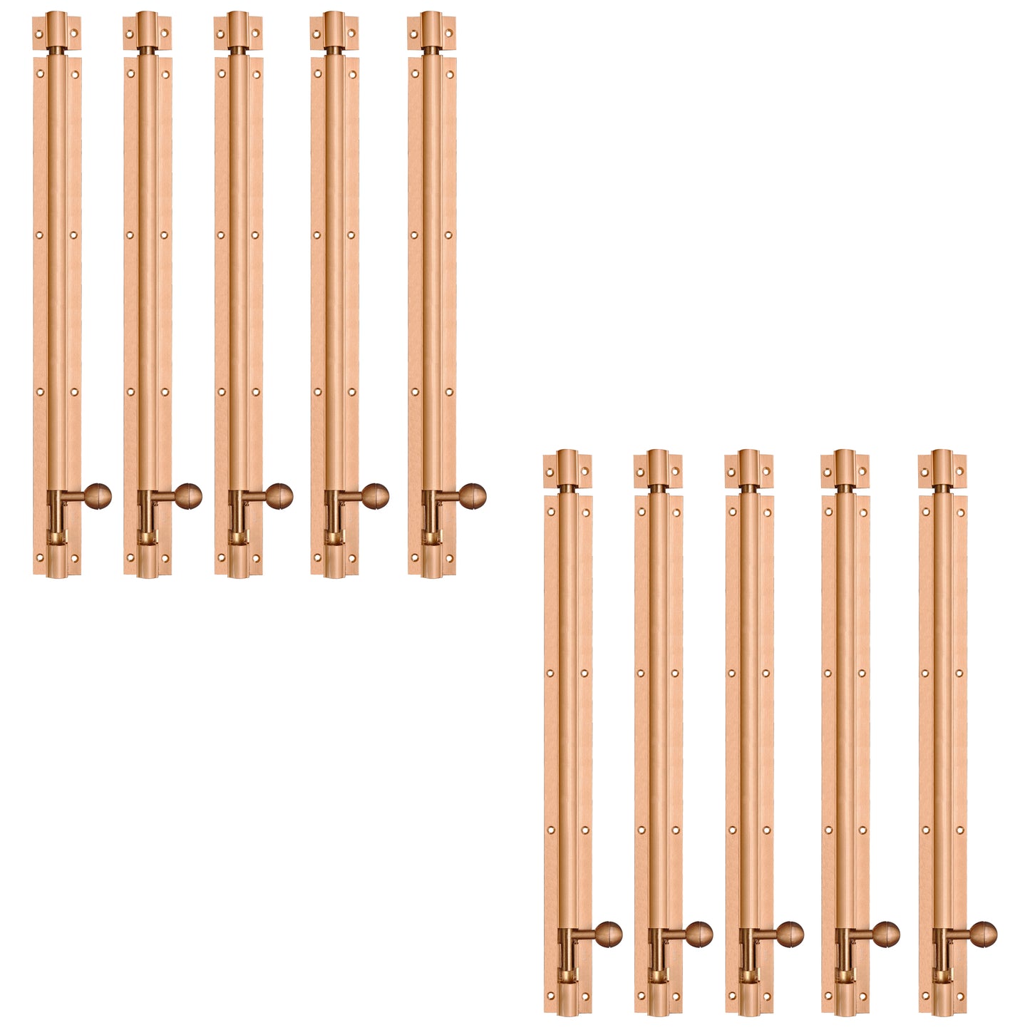 Aluminium Tower Bolt, Rose Gold Matt Finish (TB001)