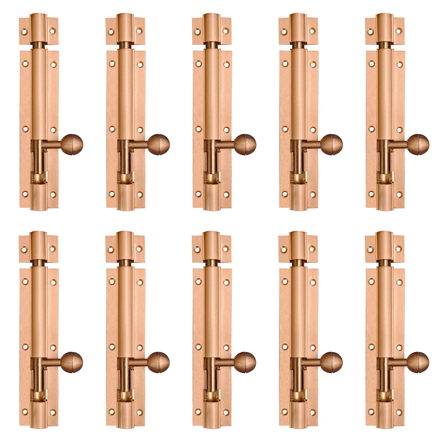 Aluminium Tower Bolt, Rose Gold Matt Finish (TB001)