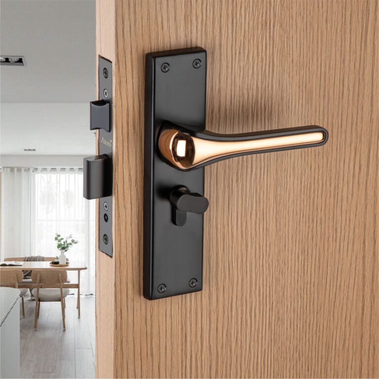 Heavy Duty Zinc Mortise Door Lock, Coca Black Finish, (8 inch) (O68)