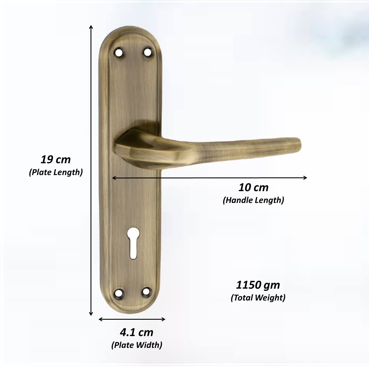 Mortise Handle With Lock Set (8inch) (ORBIT)