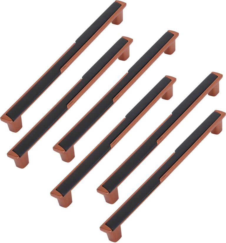 Zinc Cabinet Handle, Coca Black Finish (6 Pack) (CH243)