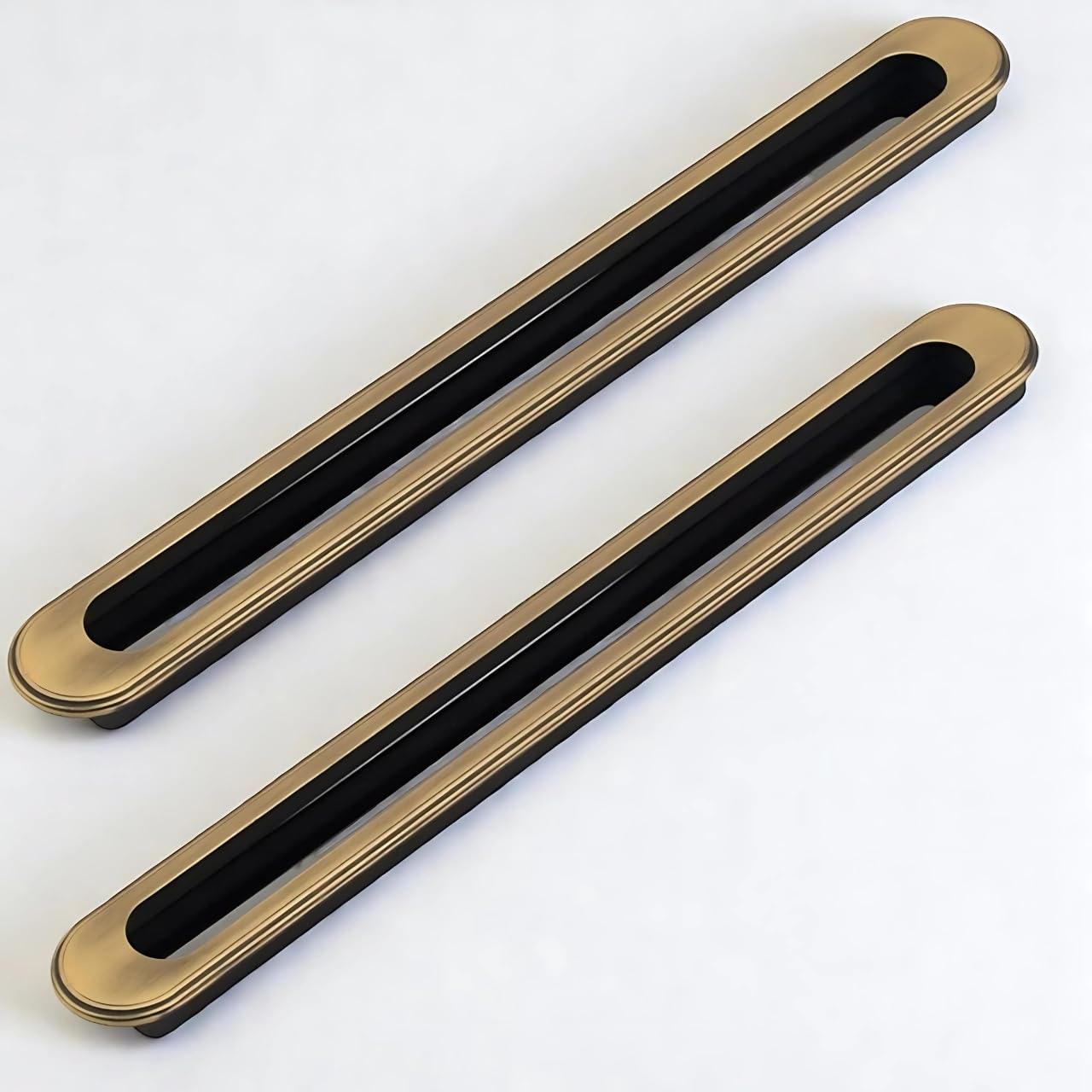 Zinc Cabinet Pull Handle, Brass Antique Finish (317)