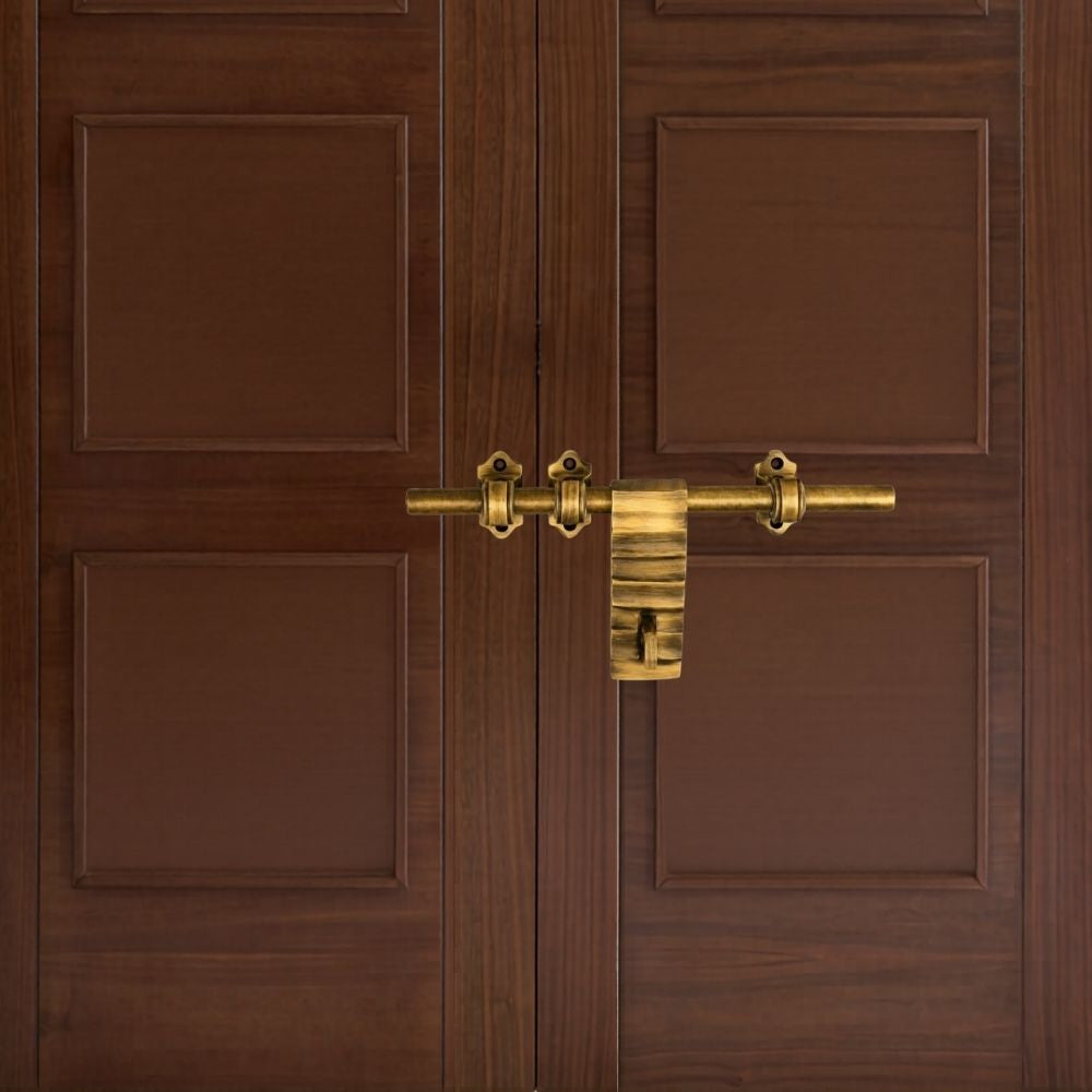 Jonny 12 Inch Antique Aldrop | Premium Brass Door Aldrop