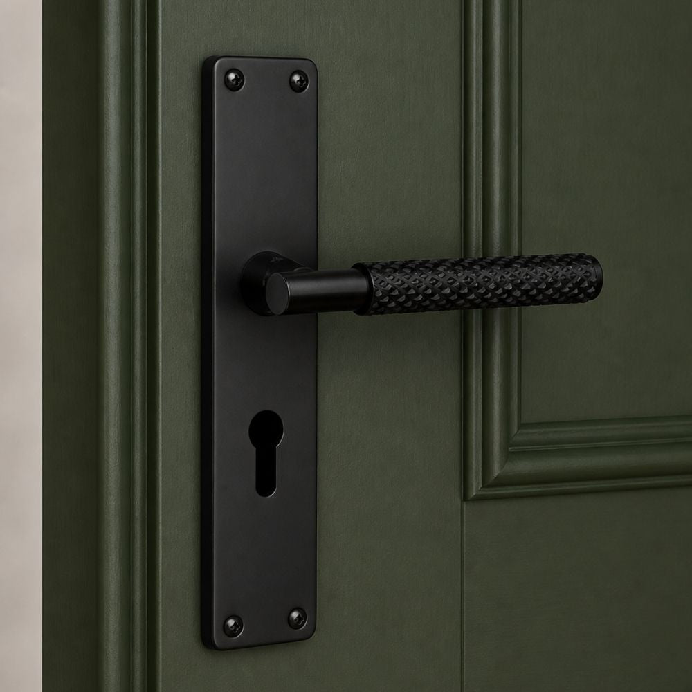 SS/Antique/Black Aluminium Mortice Handle LUNA