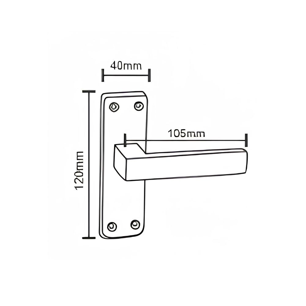 SS/Antique Mortice Latch FORTUNE G.O Series