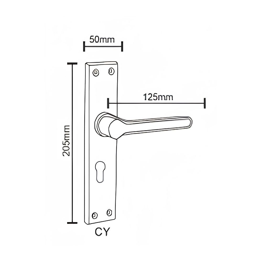 SS/G.O Series Mortice Handle (ZSM-A4)
