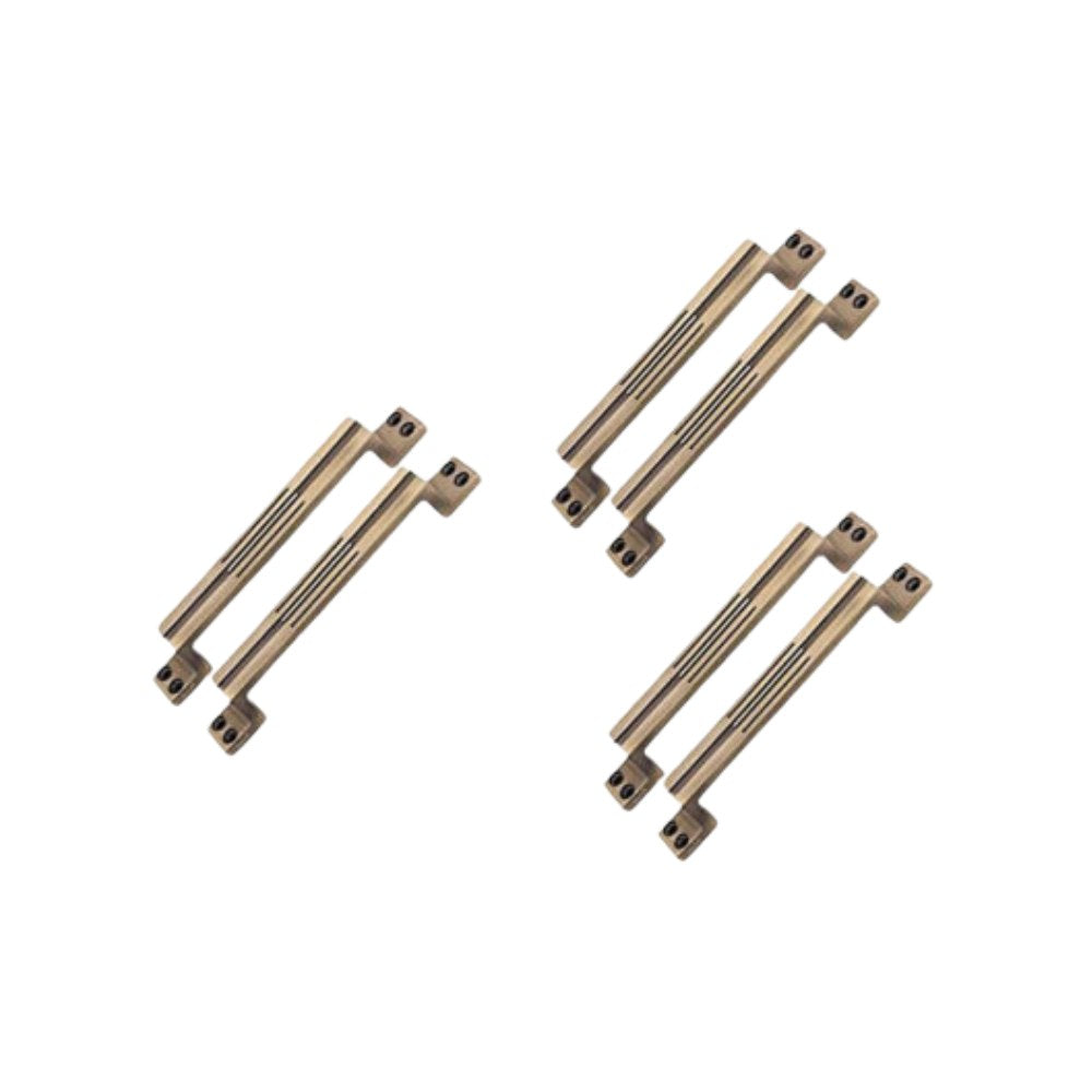 Aluminium Cabinet Handle, Finish Brass Antique, CH-LINE (6 Pack)