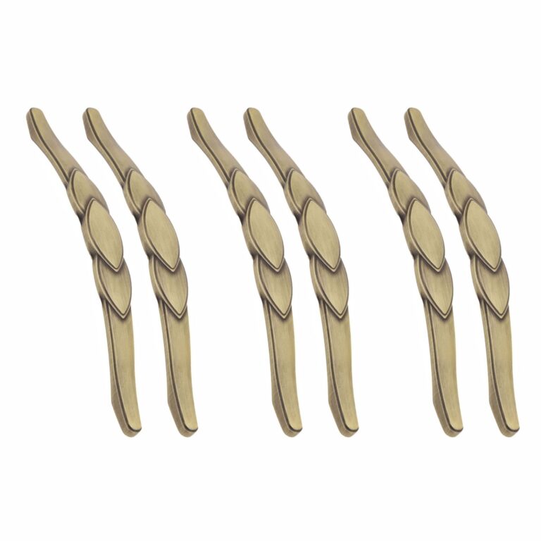 Zinc Cabinet Handle, Finish Brass Antique (6 Pack) (CH225)