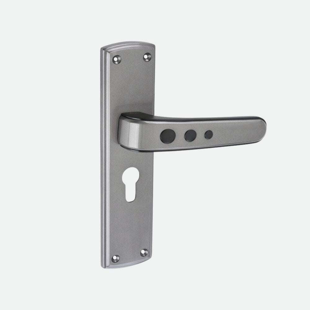 Heavy Duty Zinc Mortise Door Lock, Black Gray Finish (8 inch) (O65)