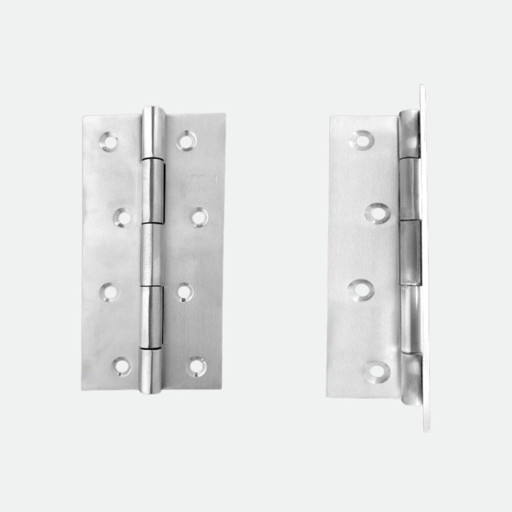 Stainless Steel Hinge, Finish Silver Satin (Bedroom- HING)