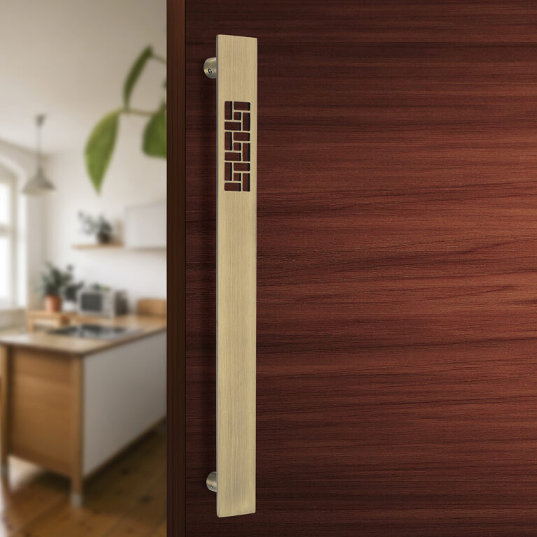 Stainless Steel Pull Handle, Brass Antique & SS Finish (PH-DSH-01)