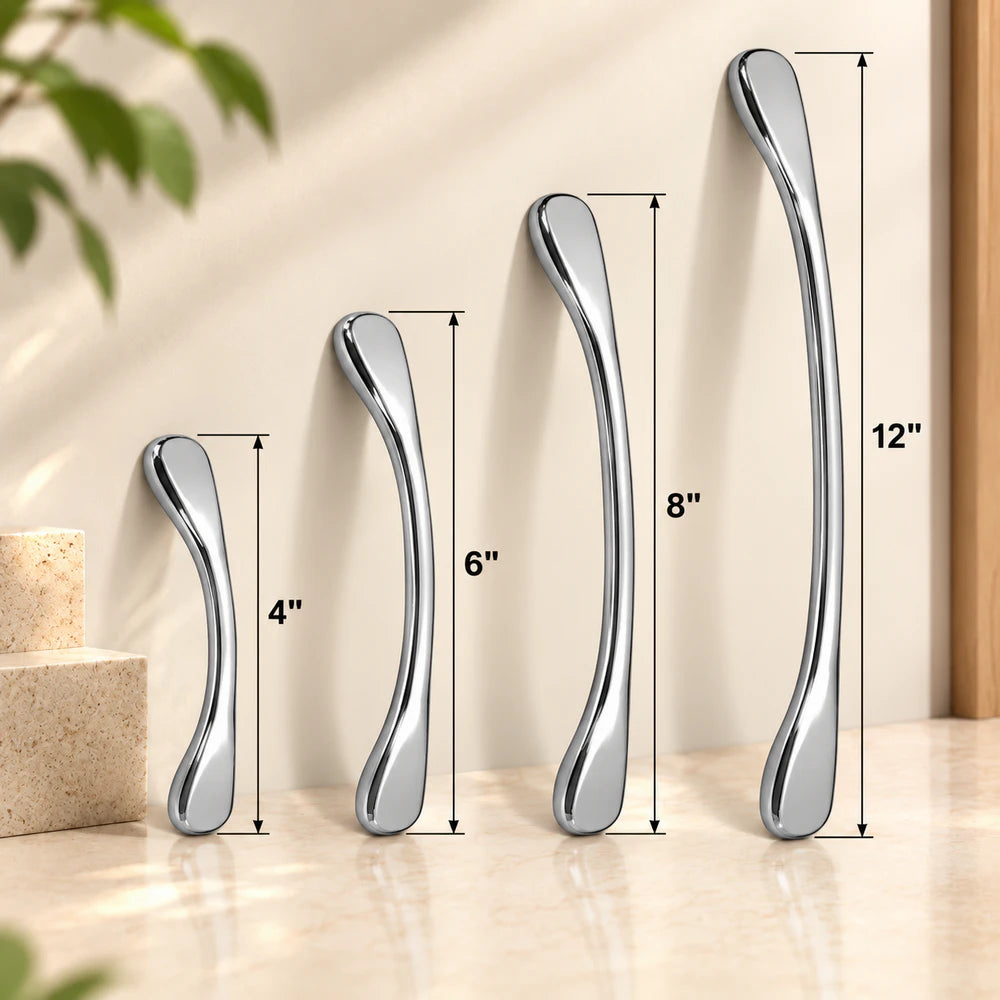Zinc Cabinet Handle, Finish Black Matt, Brass Antique & CP (CH548)
