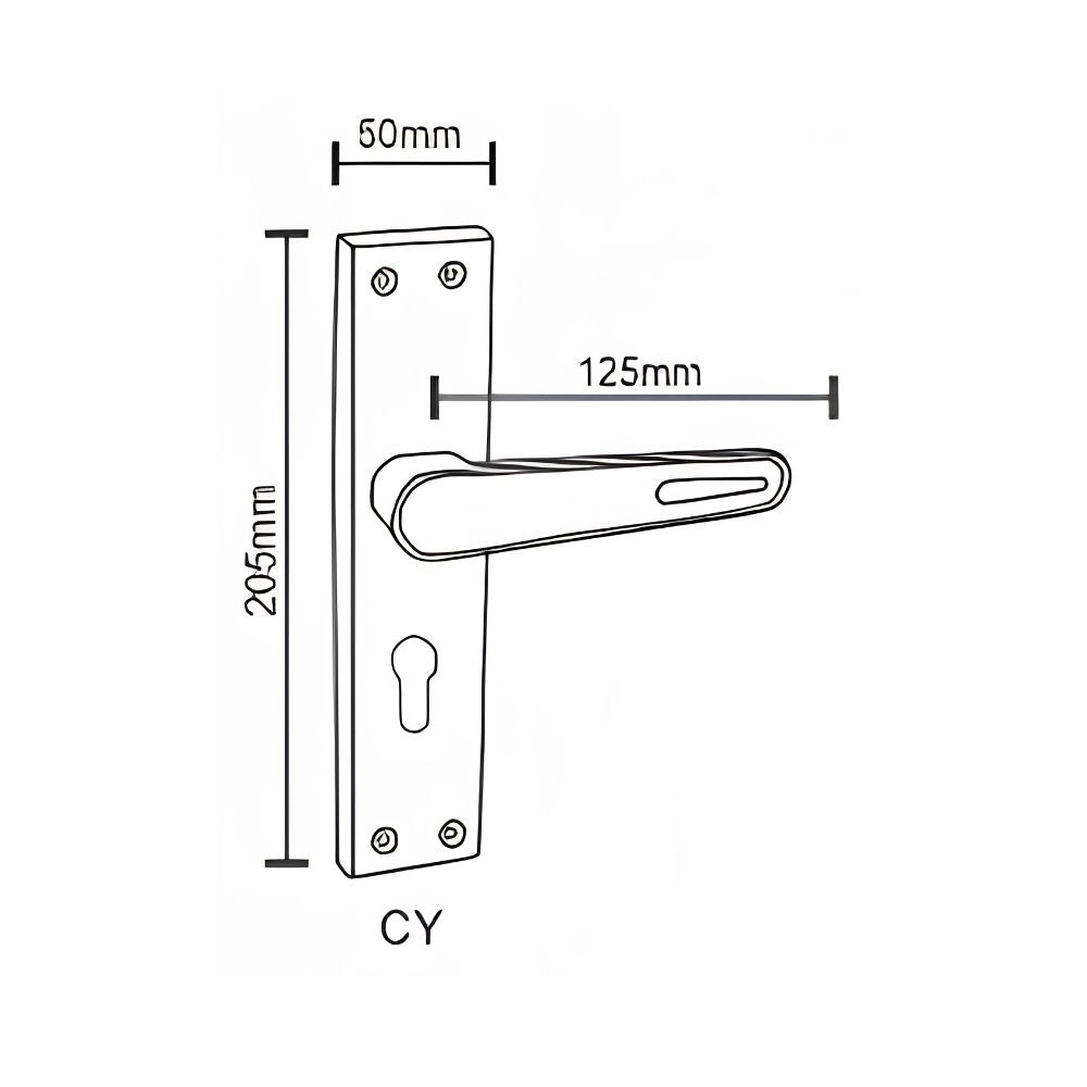 SS/GO Series Mortise Handle (ZSM-A1)
