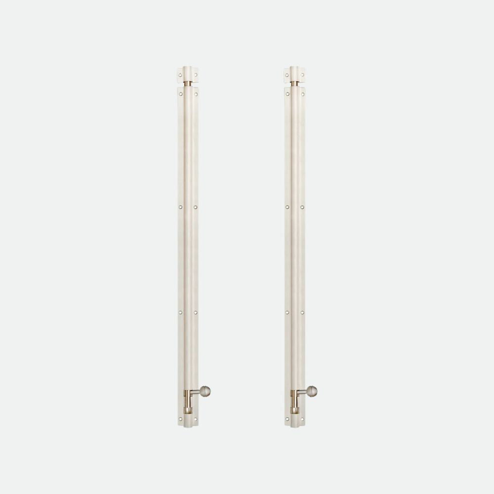 Aluminium Tower Bolt, Silver Satin Finish (TB001)