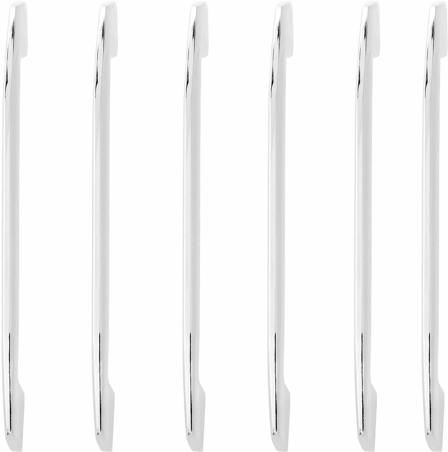 Zinc Cabinet Handle, Finish Black Matt, Brass Antique & CP (6 Pack) (CH545)