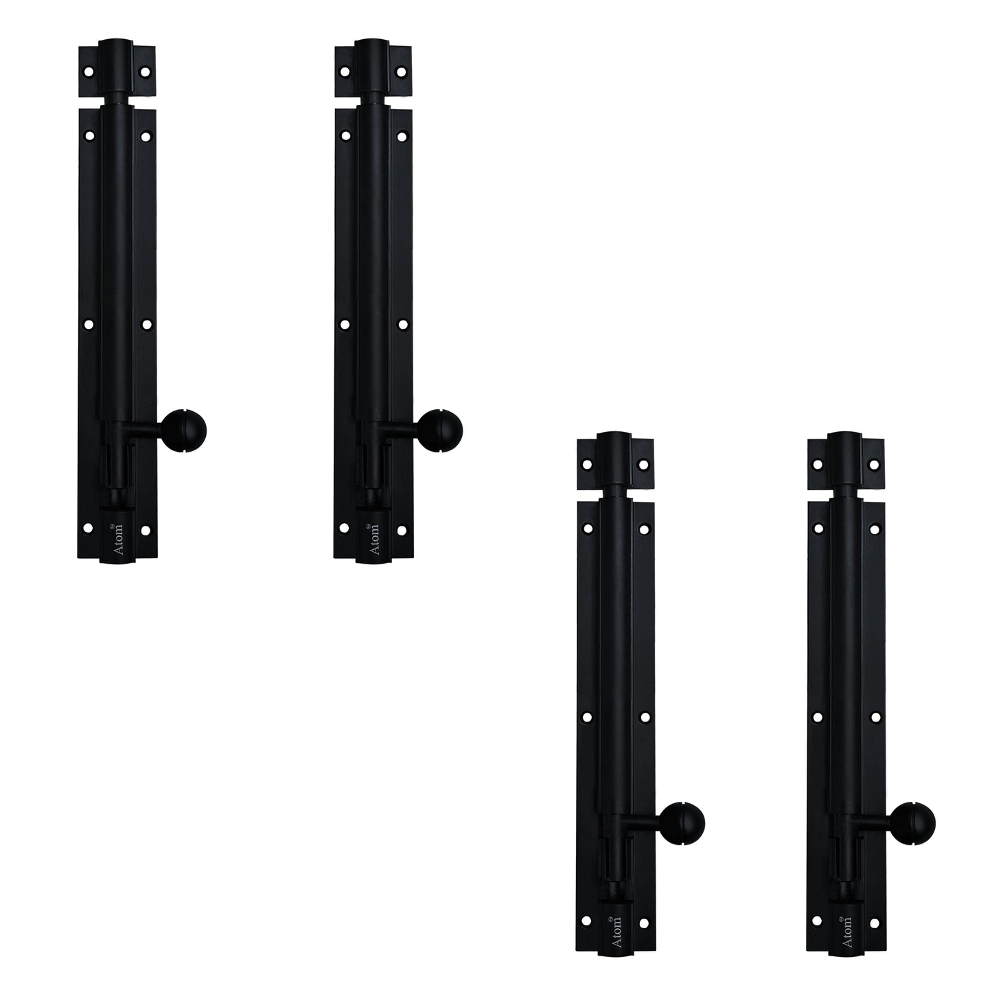 Aluminium Tower Bolt, Black Matt Finish (TB001)