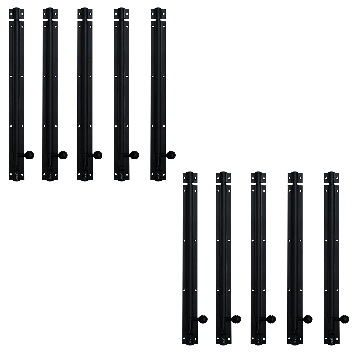 Aluminium Tower Bolt, Black Matt Finish (TB001)