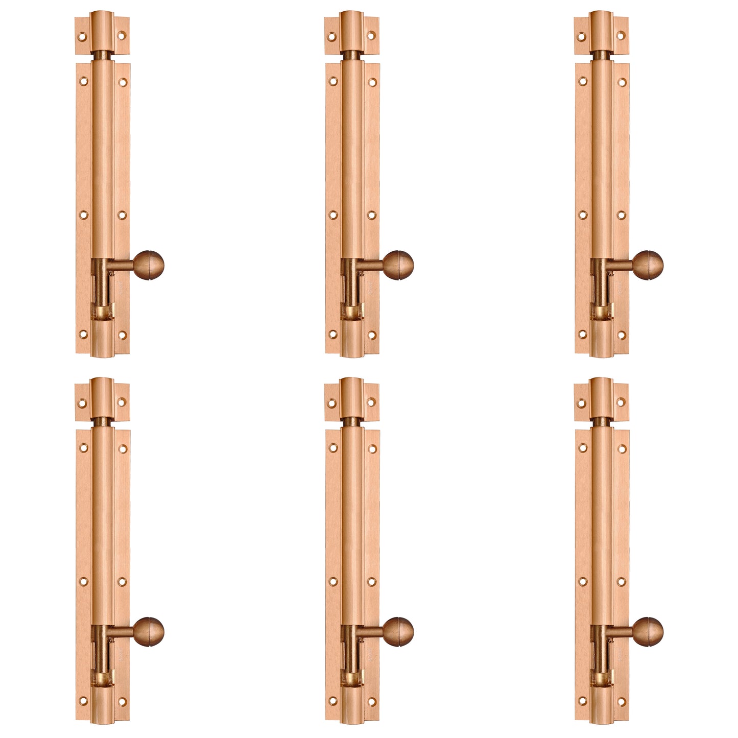 Aluminium Tower Bolt, Rose Gold Matt Finish (TB001)
