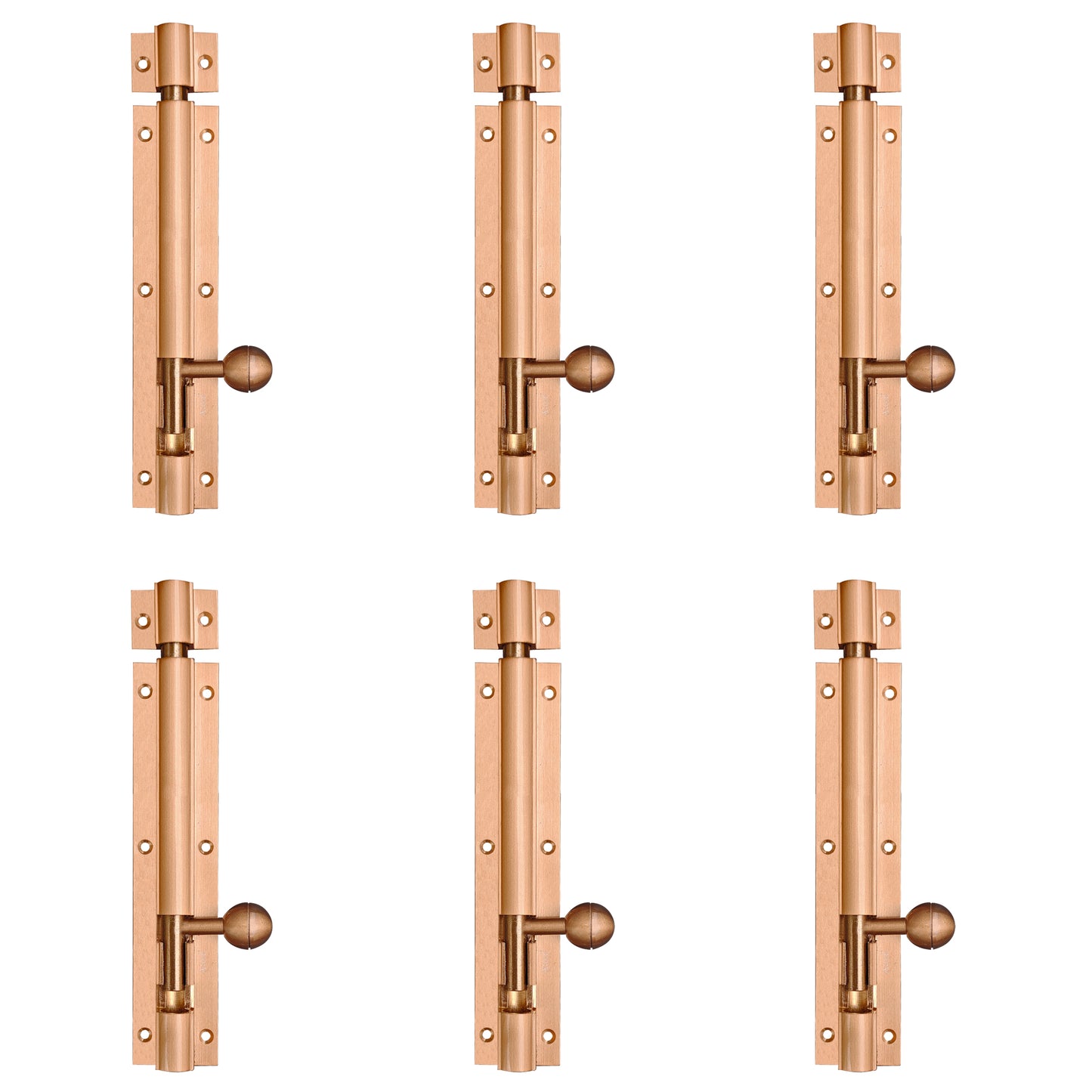 Aluminium Tower Bolt, Rose Gold Matt Finish (TB001)