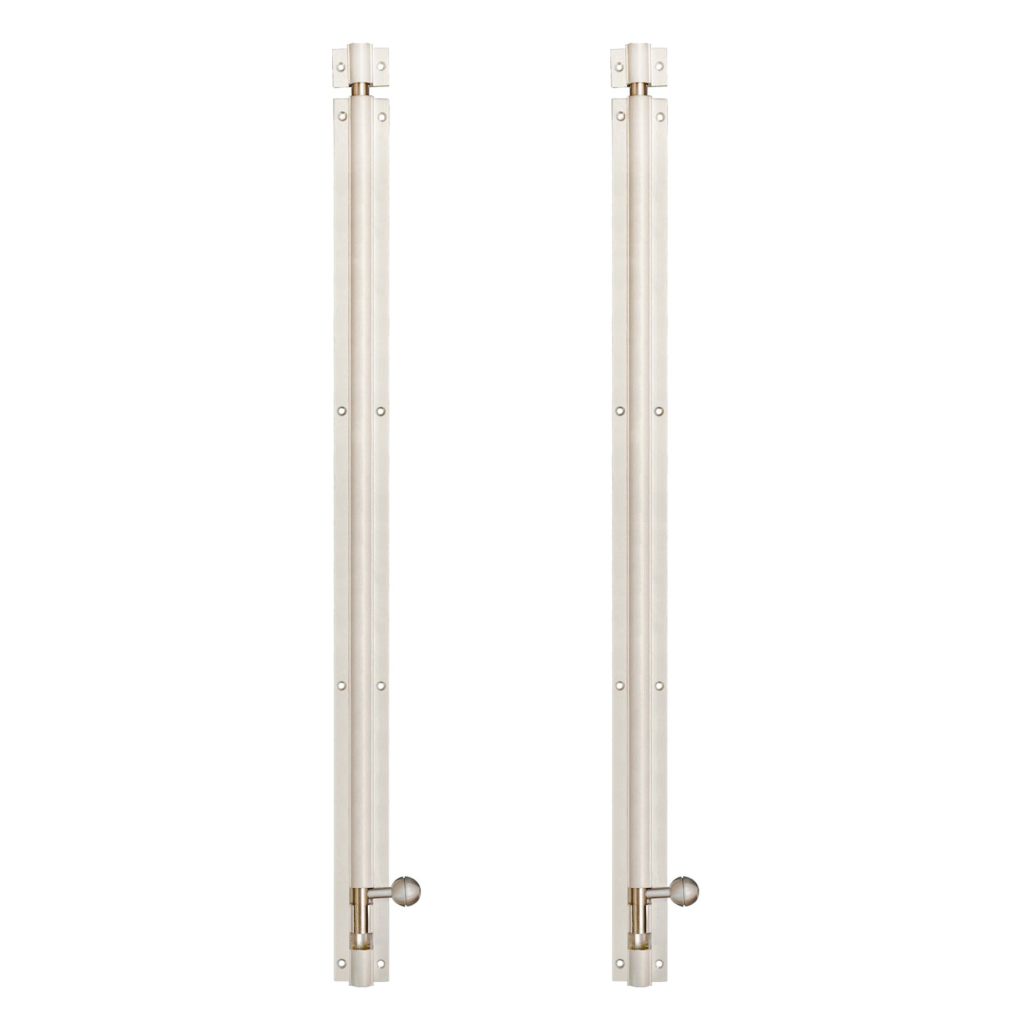 Aluminium Tower Bolt, Silver Satin Finish (TB001)