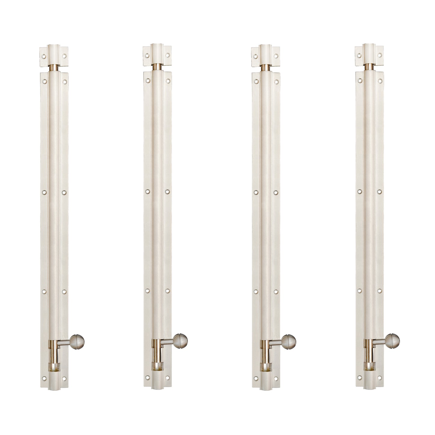 Aluminium Tower Bolt, Silver Satin Finish (TB001)