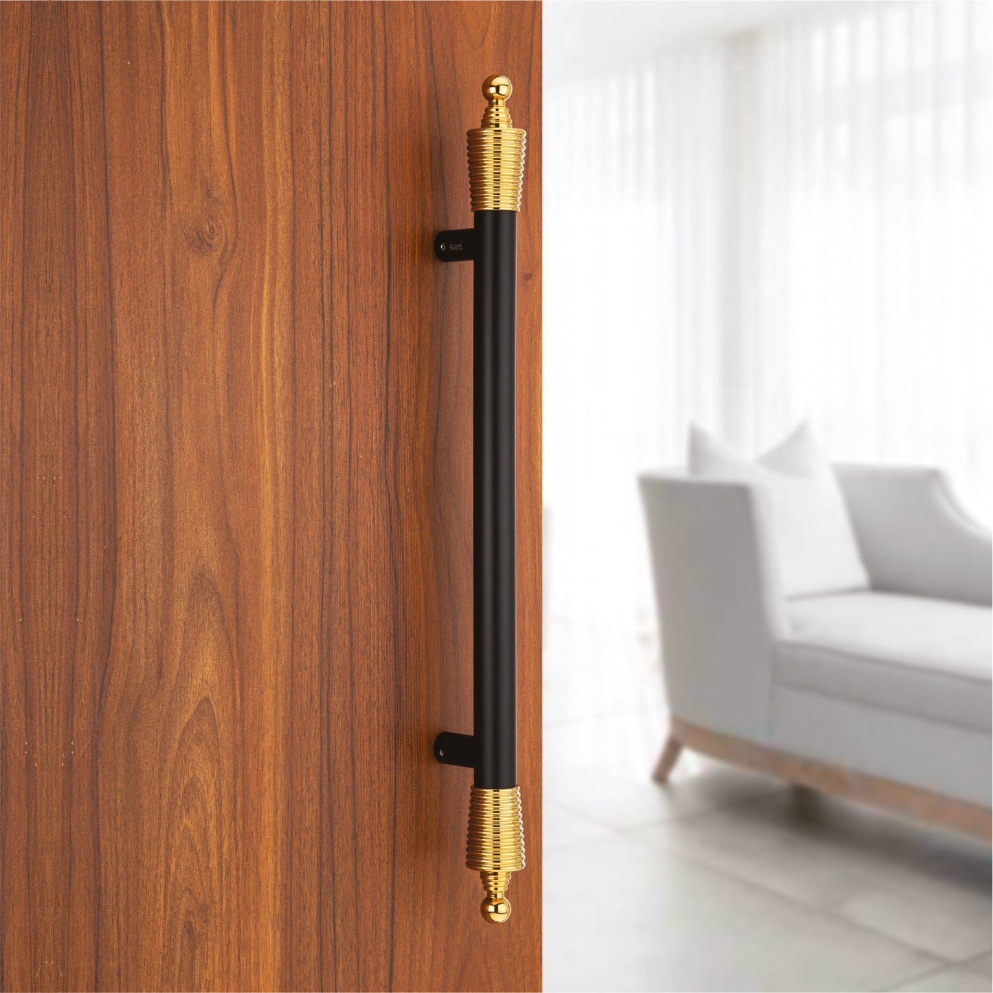 Heavy Duty Stainless Steel Pull Handle, Black Gold Finish (PH-Gulf)