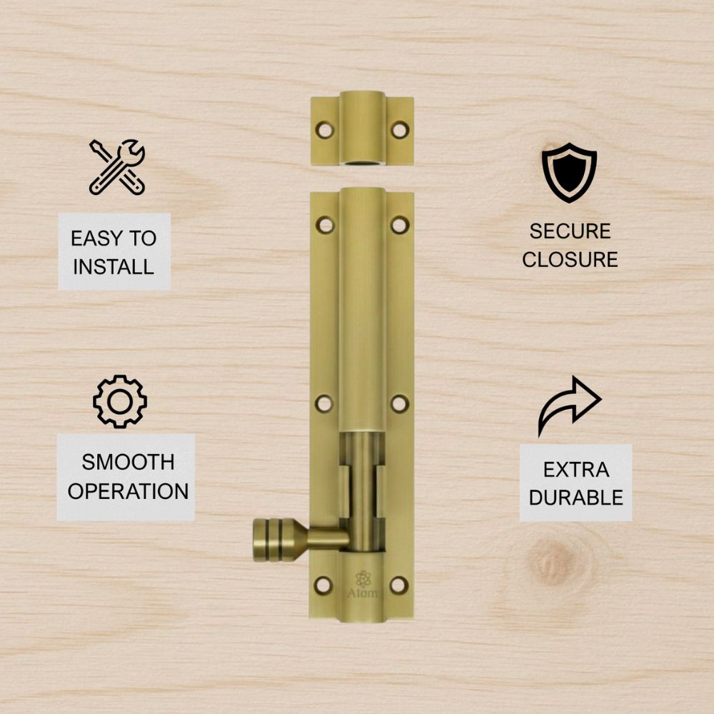 Aluminium Tower Bolt, Antique Finish (TB001)