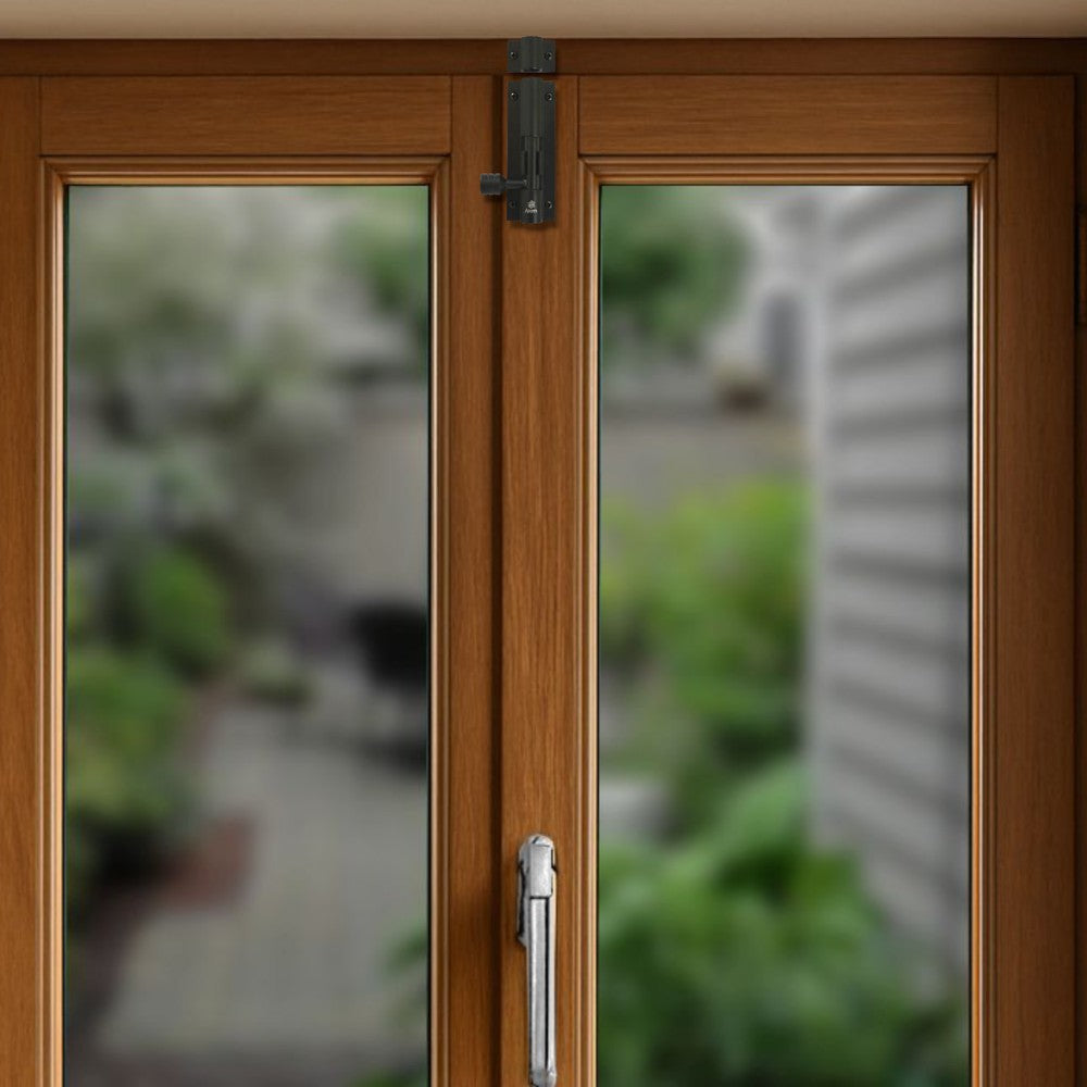 Aluminium Tower Bolt, Black Matt Finish (TB001)