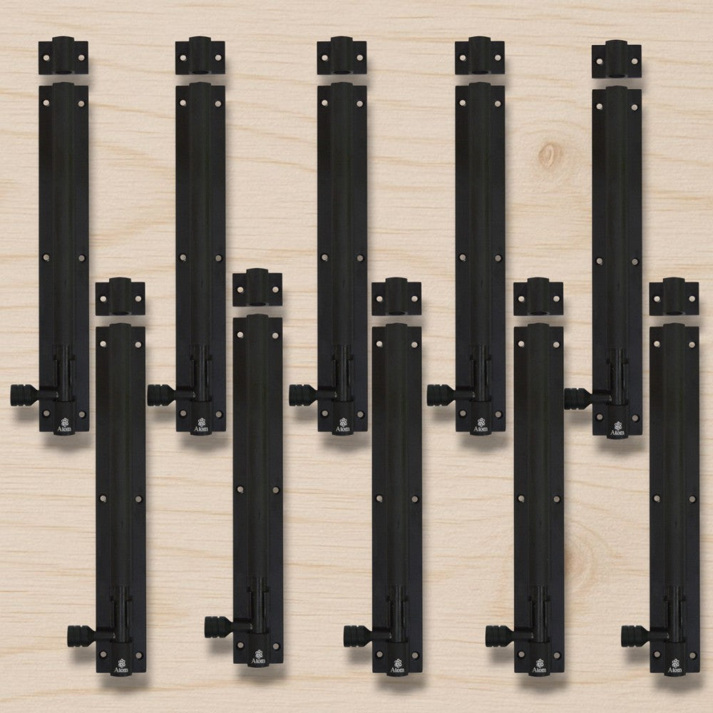 Aluminium Tower Bolt, Black Matt Finish (TB001)