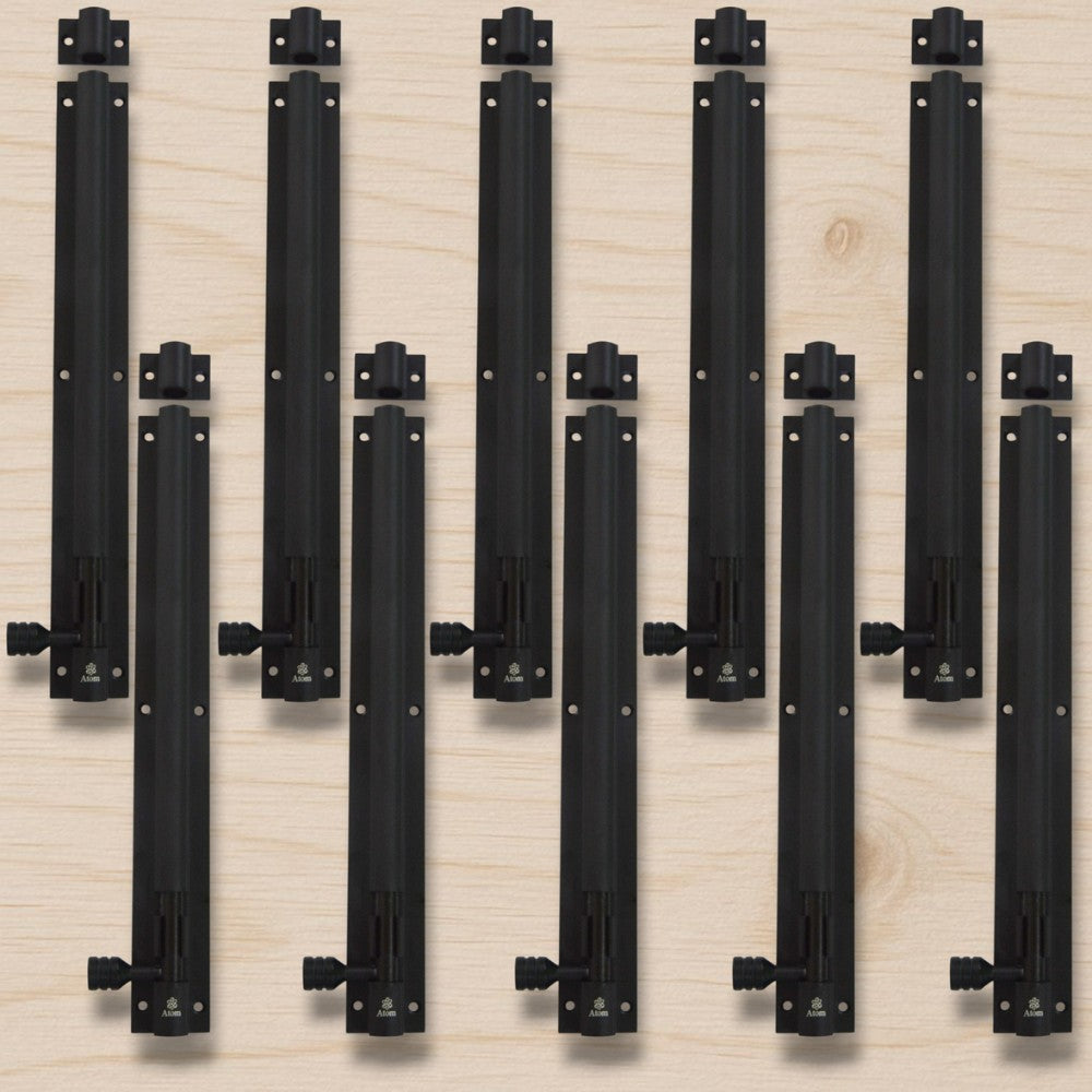 Aluminium Tower Bolt, Black Matt Finish (TB001)
