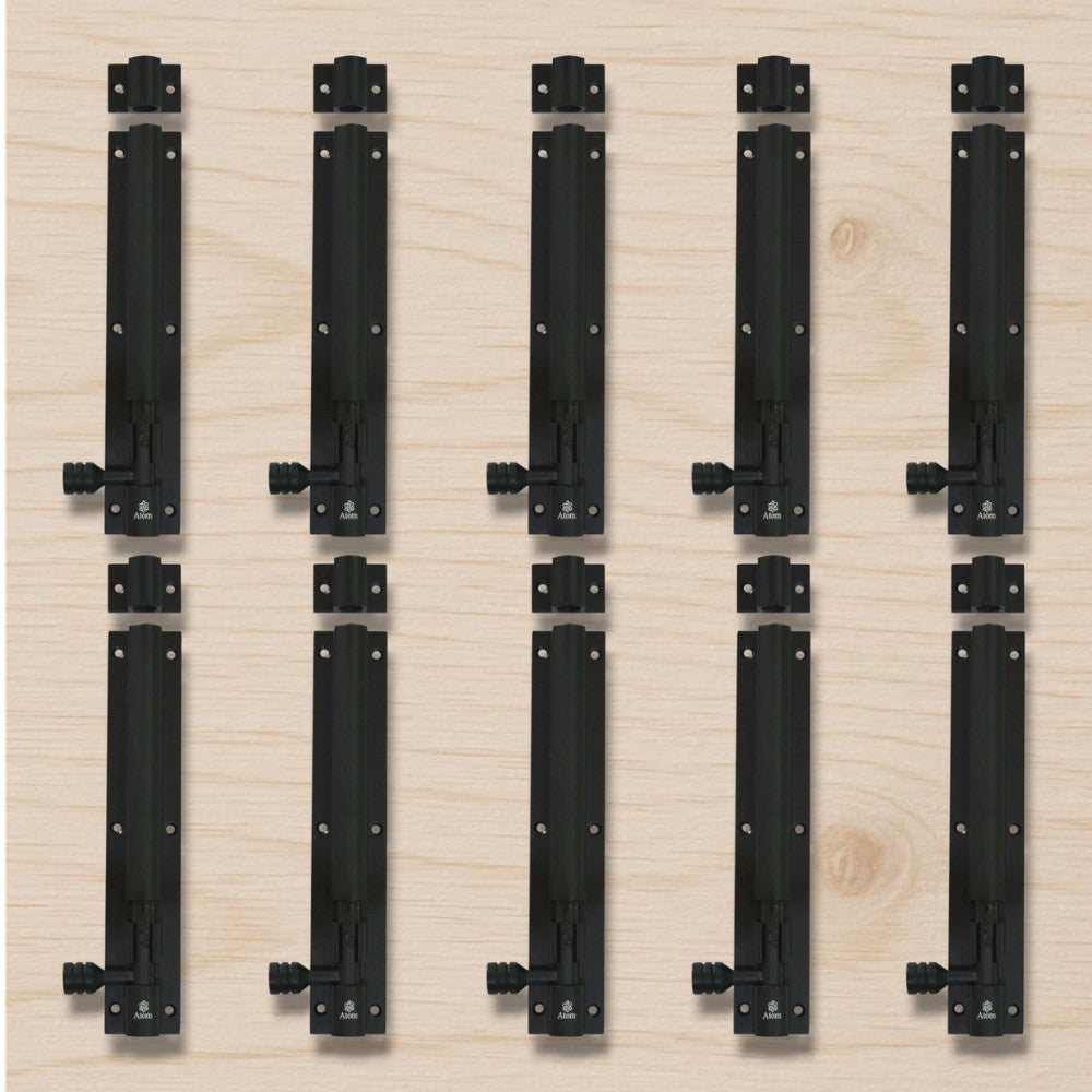 Aluminium Tower Bolt, Black Matt Finish (TB001)