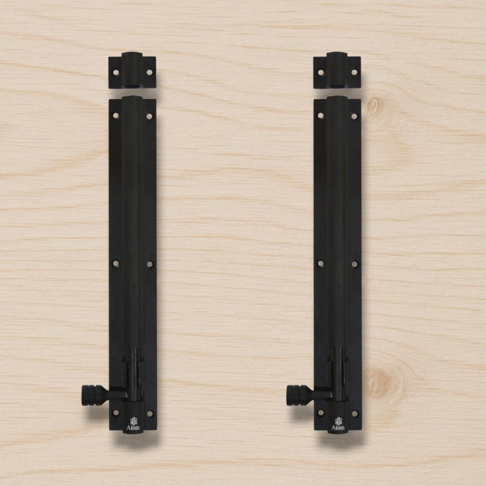 Aluminium Tower Bolt, Black Matt Finish (TB001)