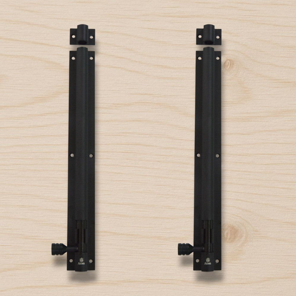 Aluminium Tower Bolt, Black Matt Finish (TB001)