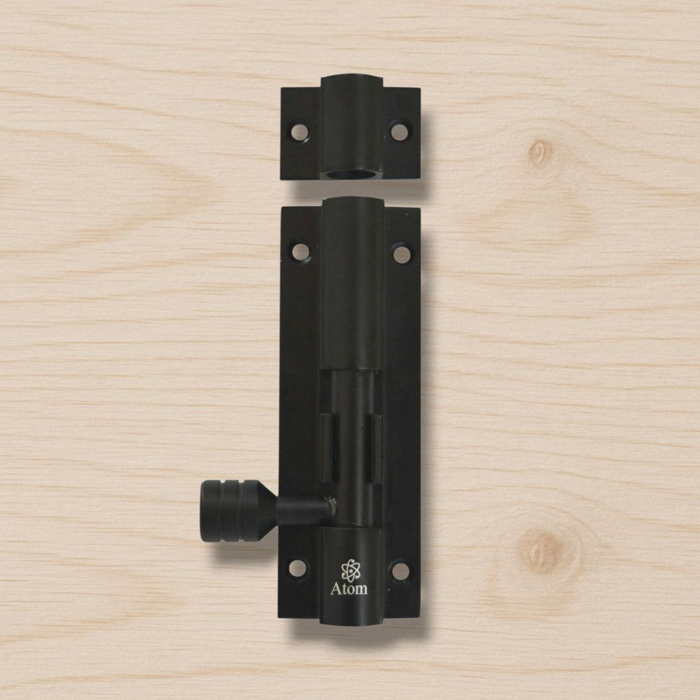 Aluminium Tower Bolt, Black Matt Finish (TB001)