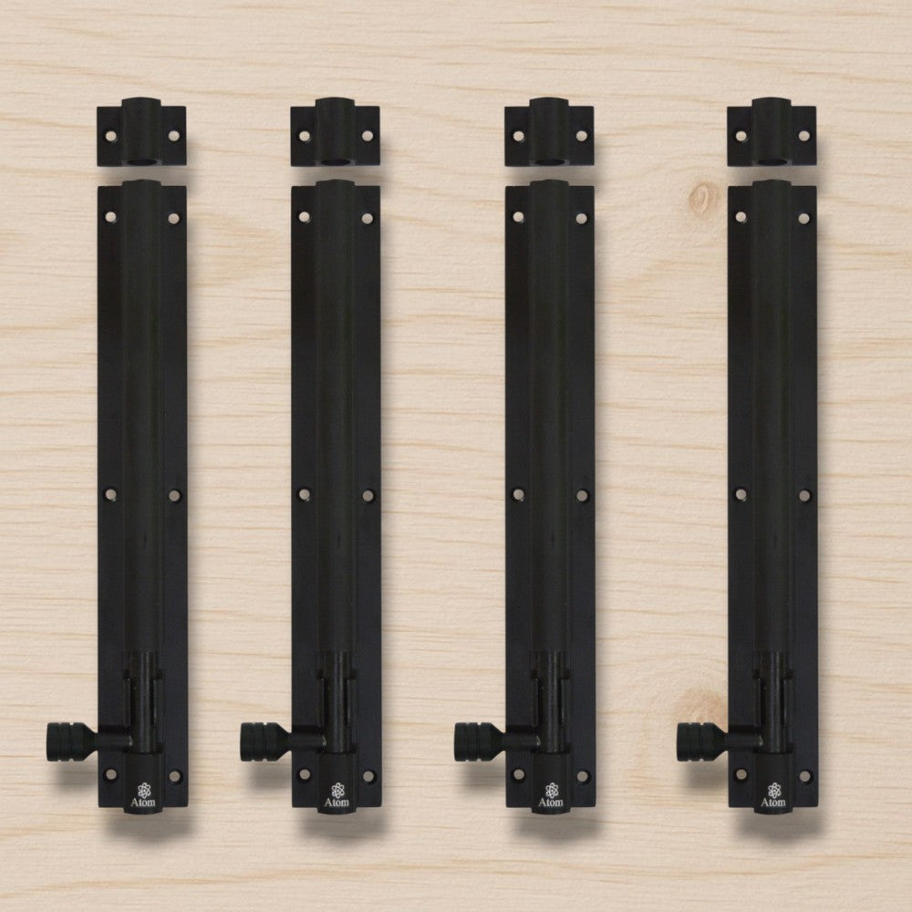 Aluminium Tower Bolt, Black Matt Finish (TB001)