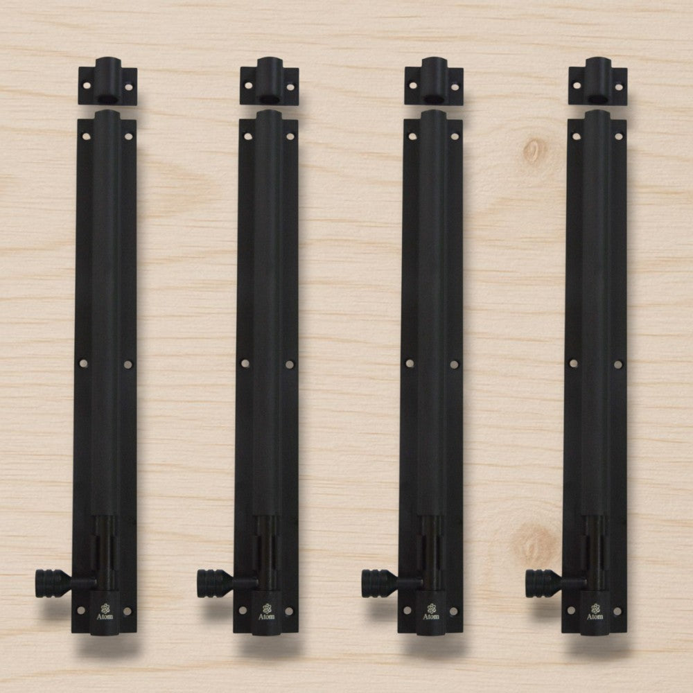 Aluminium Tower Bolt, Black Matt Finish (TB001)