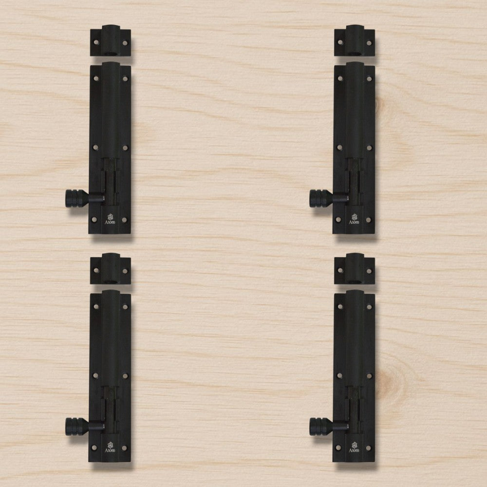 Aluminium Tower Bolt, Black Matt Finish (TB001)