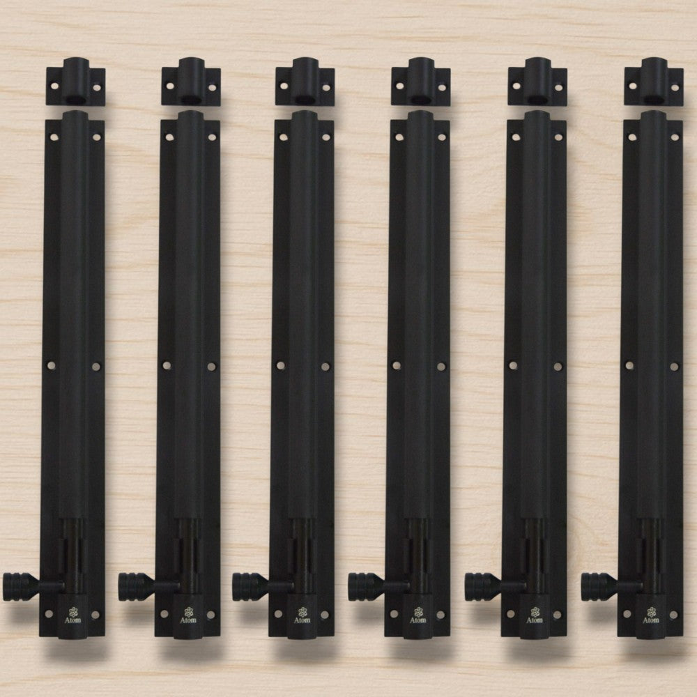 Aluminium Tower Bolt, Black Matt Finish (TB001)