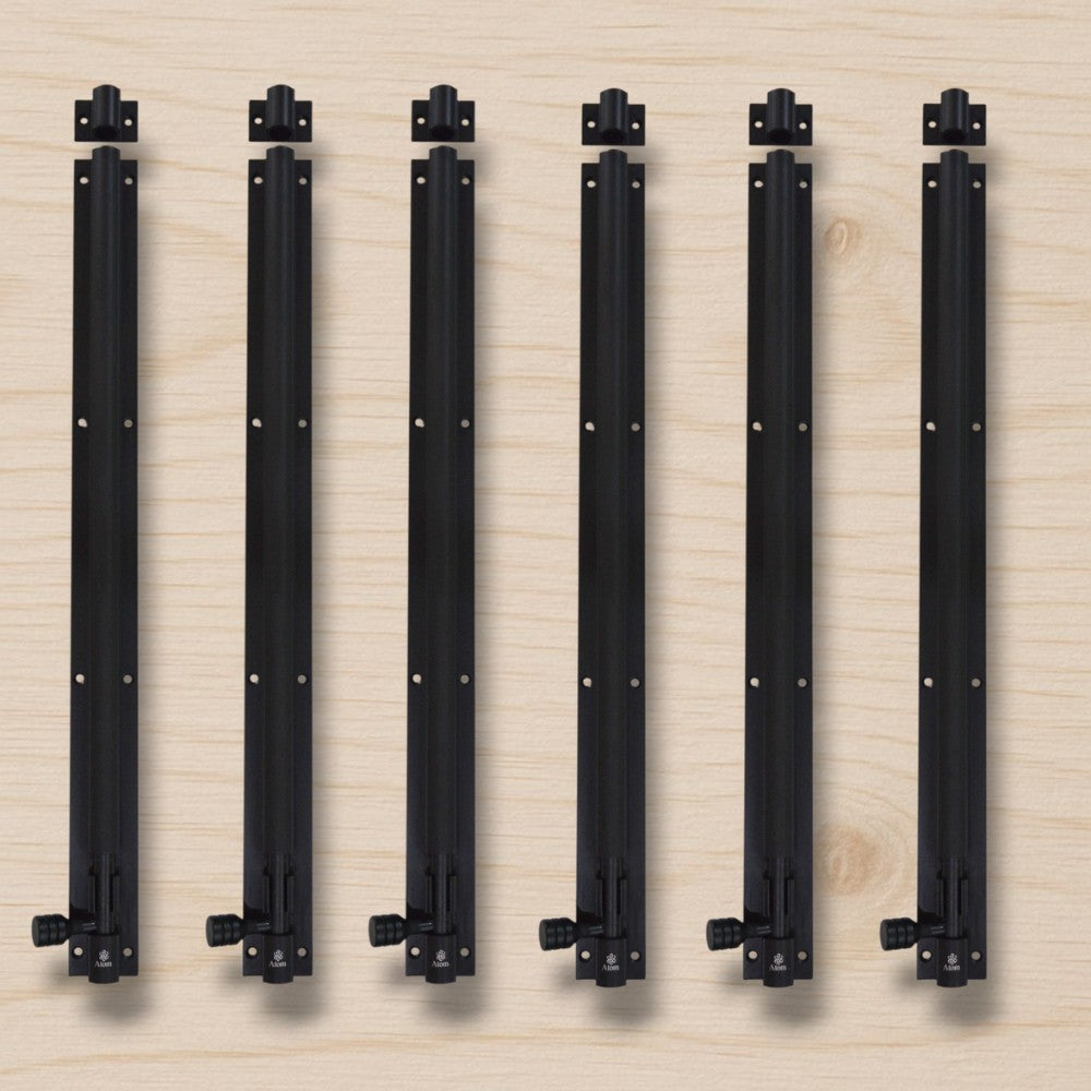 Aluminium Tower Bolt, Black Matt Finish (TB001)