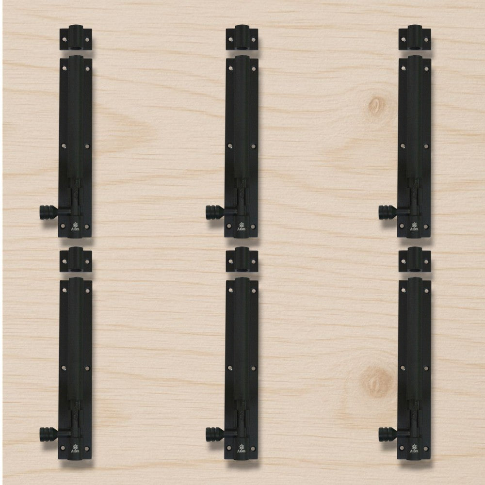 Aluminium Tower Bolt, Black Matt Finish (TB001)