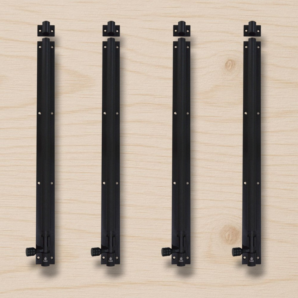 Aluminium Tower Bolt, Black Matt Finish (TB001)