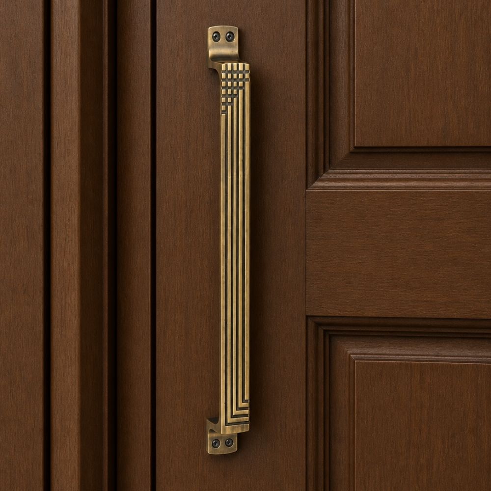 Aluminium Pull Handle Antique & SS Finish PH-DOTLINE